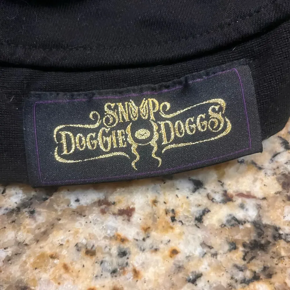 Snoop Dogg Dog Hoodie Large With Gold Chain Hip Hop Bling‎ Pet Sweater Rare